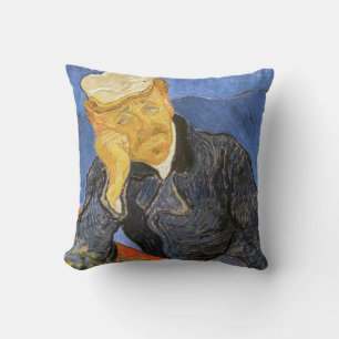 Vincent Van Gogh - Portrait of Doctor Paul Gachet Cushion