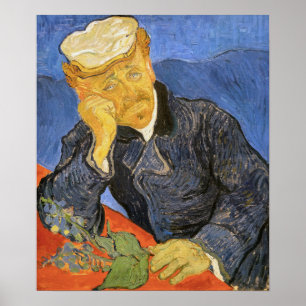Vincent Van Gogh - Portrait of Doctor Paul Gachet Poster