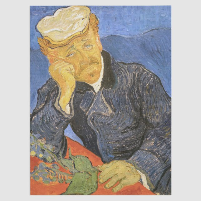 Vincent Van Gogh - Portrait of Doctor Paul Gachet Tissue Paper (Creator Uploaded)