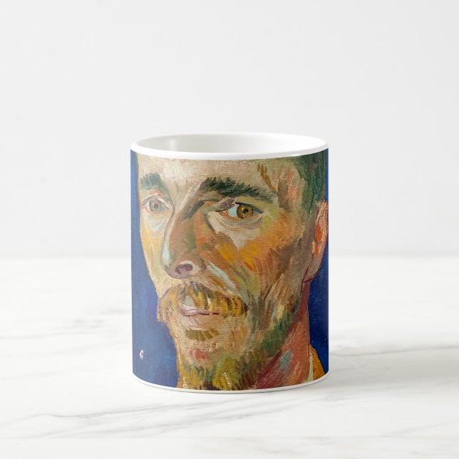 Vincent Van Gogh - Portrait of Eugene Boch, Arles Coffee Mug (Center)