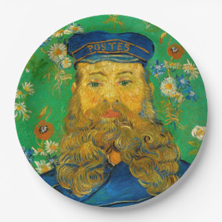 Vincent van Gogh - Portrait of Joseph Roulin Paper Plate