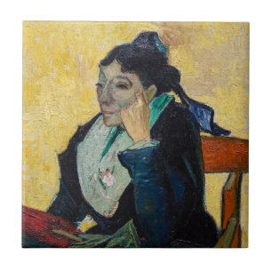 Vincent Van Gogh - Portrait of Madame Ginoux Ceramic Tile