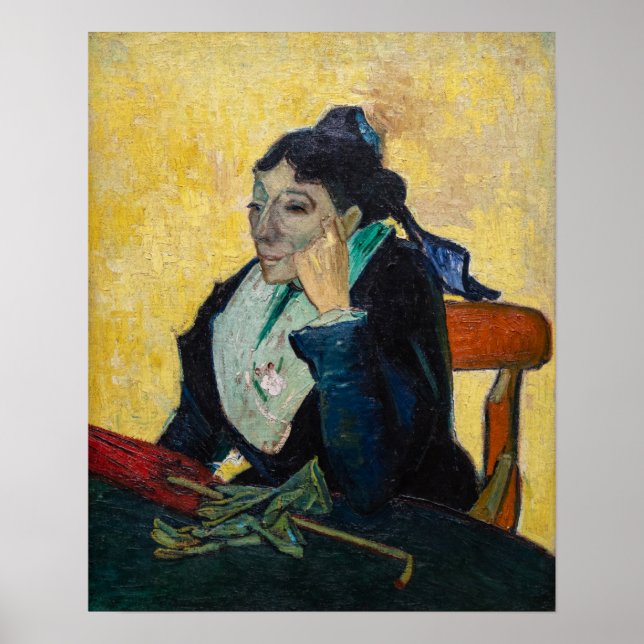 Vincent Van Gogh - Portrait of Madame Ginoux Poster (Front)