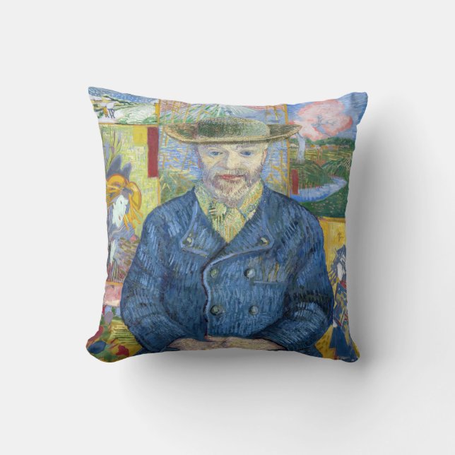 Vincent van Gogh - Portrait of Pere Tanguy Cushion (Front)