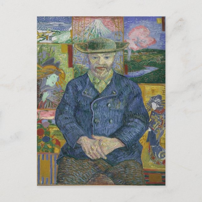 Vincent Van Gogh - Portrait of Pere Tanguy Postcard (Front)