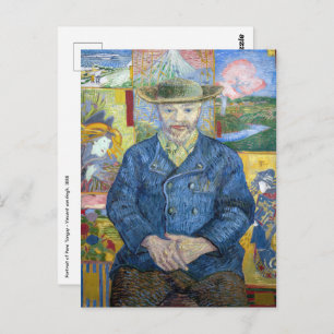 Vincent van Gogh - Portrait of Pere Tanguy Postcard
