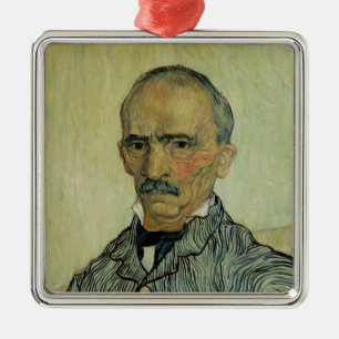 Vincent van Gogh   Portrait of Superintendant Metal Tree Decoration