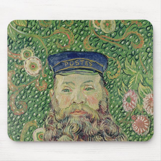 Vincent van Gogh | Portrait of the Postman Mouse Pad (Front)