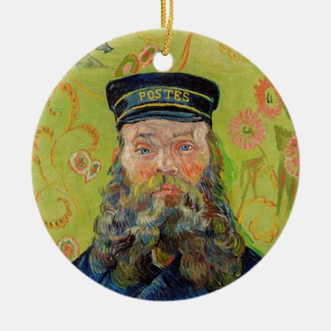 Vincent Van Gogh - Postman Joseph Roulin Ceramic Ornament (Front)