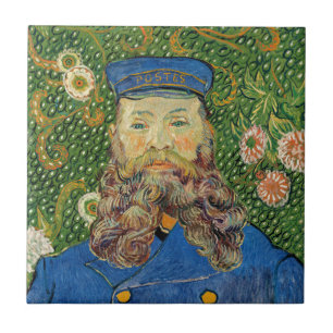 Vincent Van Gogh - Postman Joseph Roulin Ceramic Tile