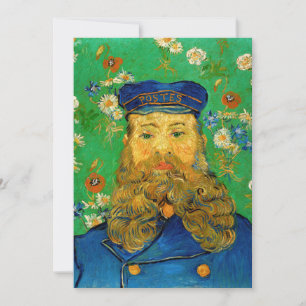 Vincent Van Gogh - Postman Joseph Roulin Invitation