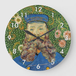 Vincent Van Gogh - Postman Joseph Roulin Large Clock
