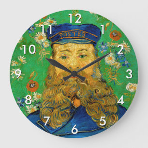 Vincent Van Gogh - Postman Joseph Roulin Large Clock