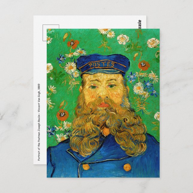 Vincent Van Gogh - Postman Joseph Roulin Postcard (Front/Back)