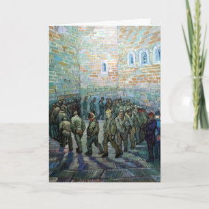 Vincent van Gogh Prisoners Exercising (after Doré) Card
