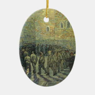 Vincent van Gogh - Prisoners Exercising Ceramic Tree Decoration