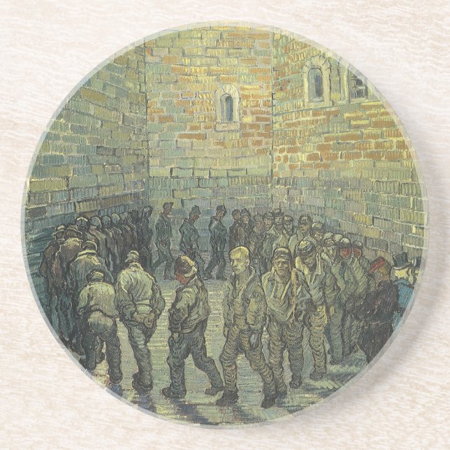 Vincent van Gogh - Prisoners Exercising Coaster (Front)