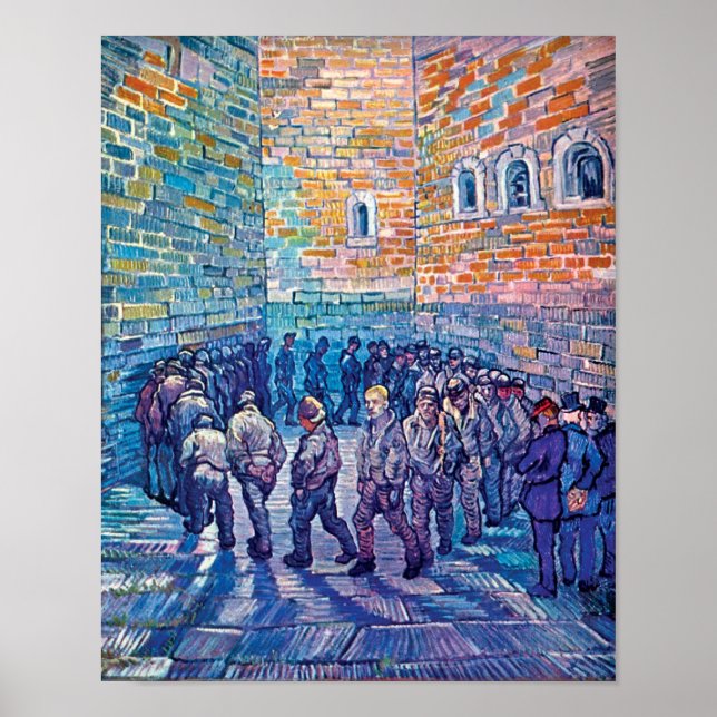 Vincent Van Gogh - Prisoners Walking The Round Poster (Front)