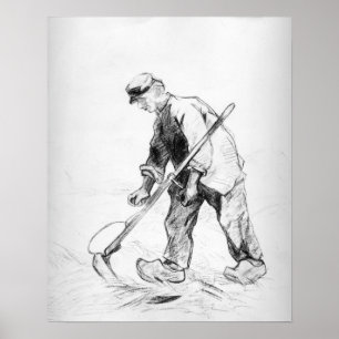 Vincent van Gogh   Reaper Poster
