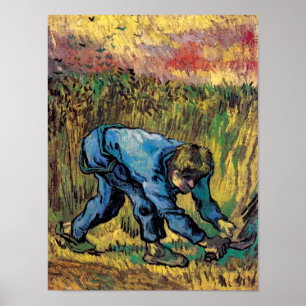 Vincent Van Gogh - Reaper With Sickle - Fine Art Poster