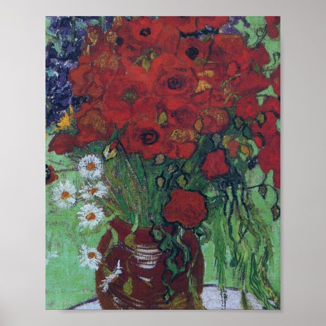Vincent Van Gogh - Red Poppies and Daisies Poster (Front)
