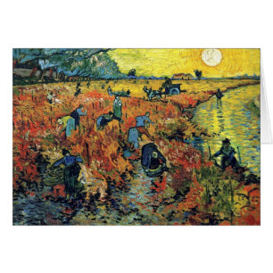 Vincent Van Gogh - Red Vineyard At Arles Painting