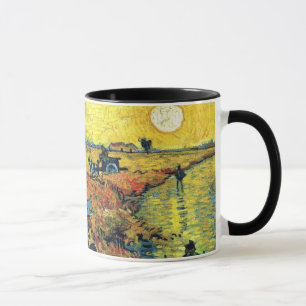Vincent Van Gogh - Red Vineyard At Arles Painting Mug