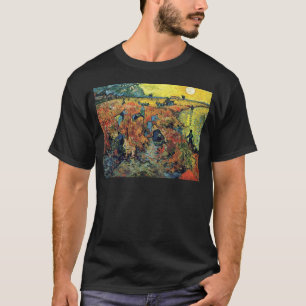 Vincent Van Gogh - Red Vineyard At Arles Painting T-Shirt