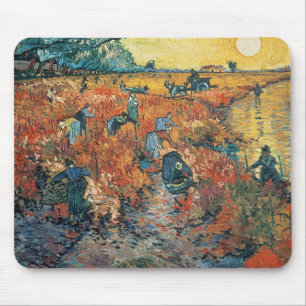 Vincent van Gogh   Red Vineyards at Arles, 1888 Mouse Pad