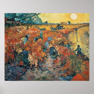 Vincent van Gogh   Red Vineyards at Arles, 1888 Poster
