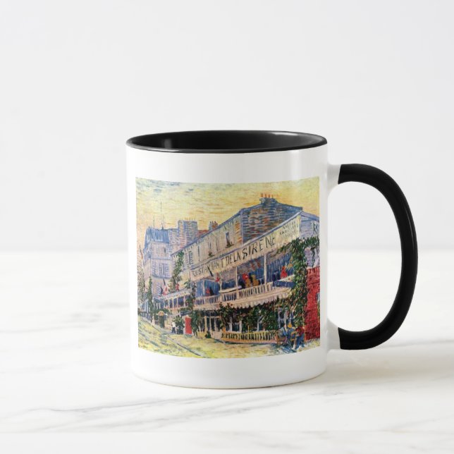 Vincent Van Gogh - Restaurant De La Sirene Mug (Right)