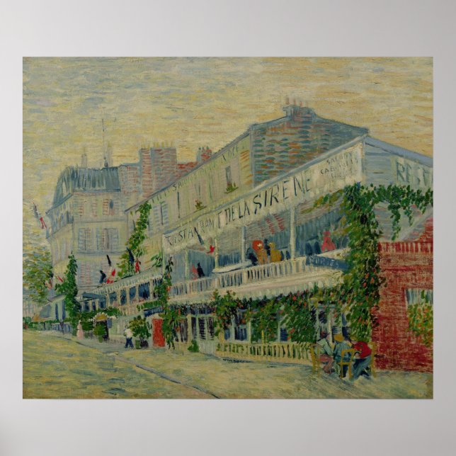 Vincent van Gogh | Restaurant de la Sirene Poster (Front)