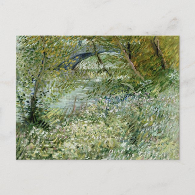 Vincent van Gogh River Bank Postcard | Beautiful  (Front)