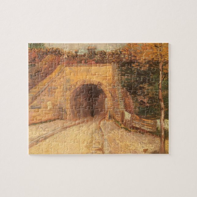 Vincent van Gogh - Roadway Underpass, The Viaduct Jigsaw Puzzle (Horizontal)