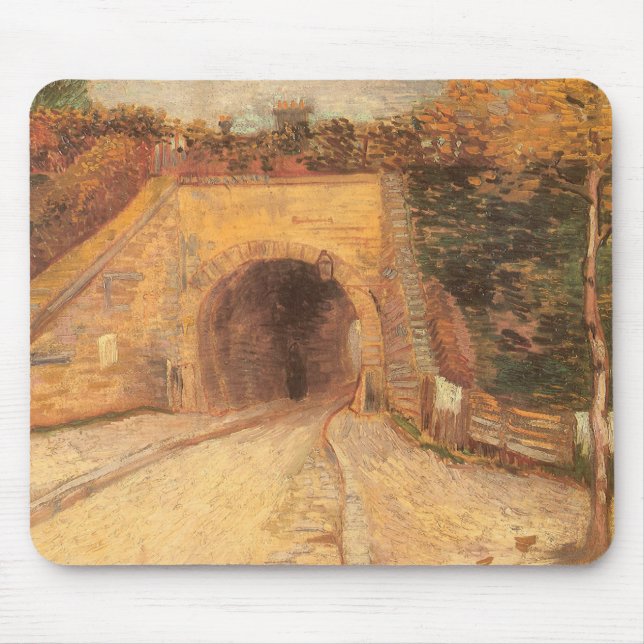 Vincent van Gogh - Roadway Underpass, The Viaduct Mouse Pad (Front)