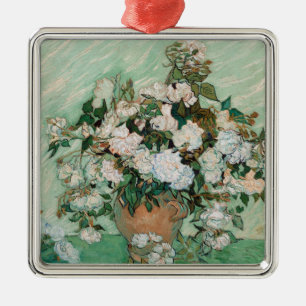 Vincent van Gogh   Roses, 1890 Metal Ornament
