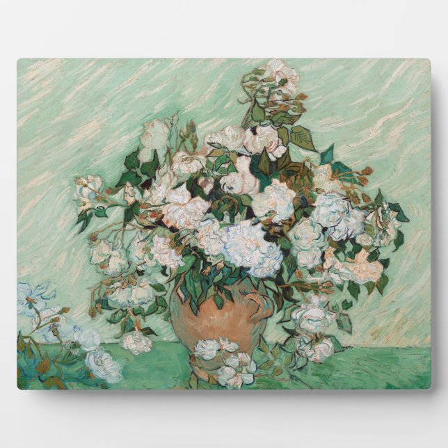 Vincent van Gogh | Roses, 1890 Plaque (Front)