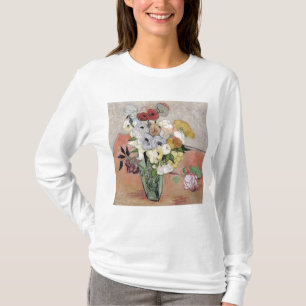 Vincent van Gogh Roses and Anemones, 1890 T-Shirt