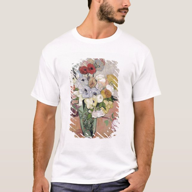 Vincent van Gogh | Roses and Anemones, 1890 T-Shirt (Front)