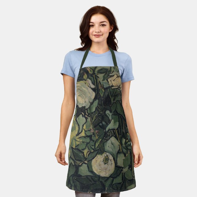 Vincent van Gogh - Roses and Beetle Apron (Worn)