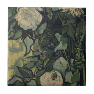 Vincent van Gogh - Roses and Beetle Ceramic Tile