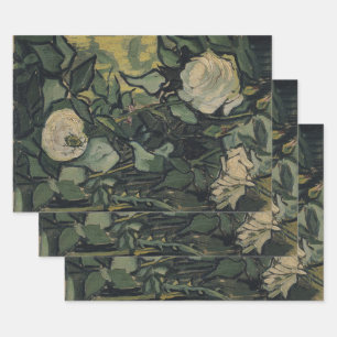 Vincent van Gogh - Roses and Beetle Wrapping Paper Sheet