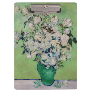Vincent van Gogh - Roses Clipboard