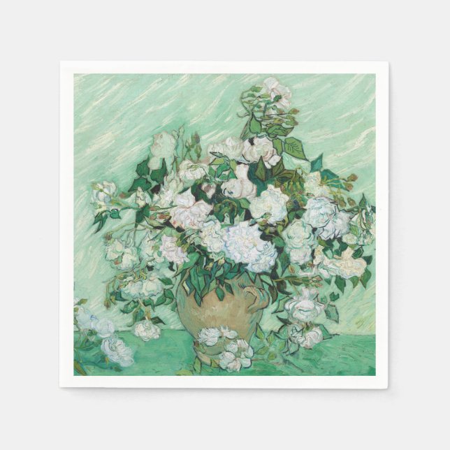 Vincent van Gogh - Roses Napkin (Front)