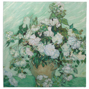 Vincent van Gogh - Roses Napkin