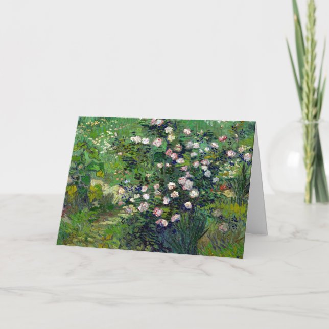 Vincent van Gogh Roses Postcard (Front)