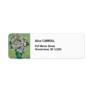 Vincent van Gogh - Roses Return Address Label