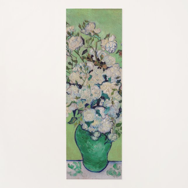 Vincent van Gogh - Roses Yoga Mat (Front)