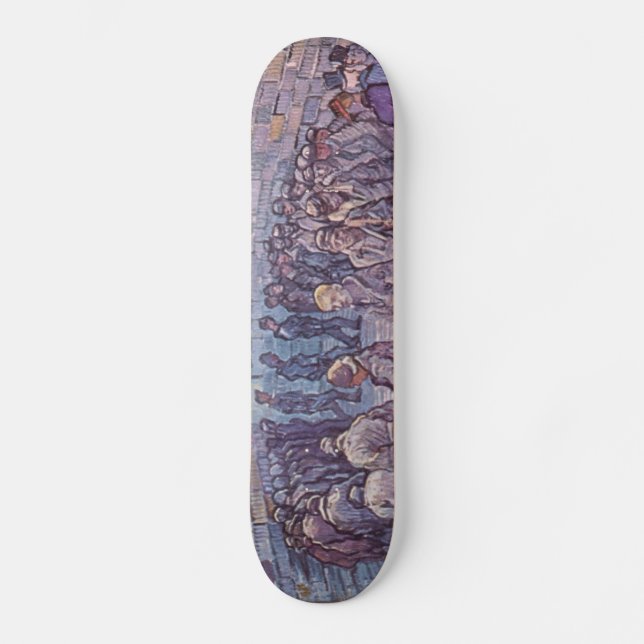 Vincent Van Gogh -  Round of Prisoners Skateboard (Front)
