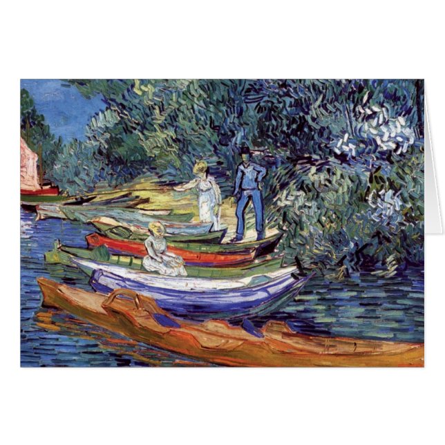 Vincent Van Gogh - Rowing Boats On The Banks Oise (Front Horizontal)